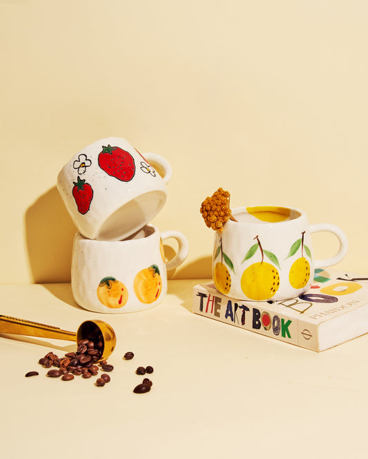 Cute Fruit Design Ceramic Coffee Mug
